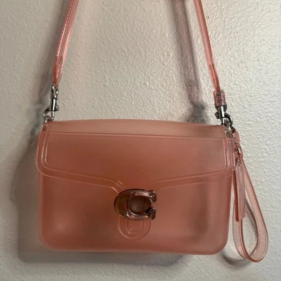 Coach Jelly Tabby Bag in Flower Pink/Silver